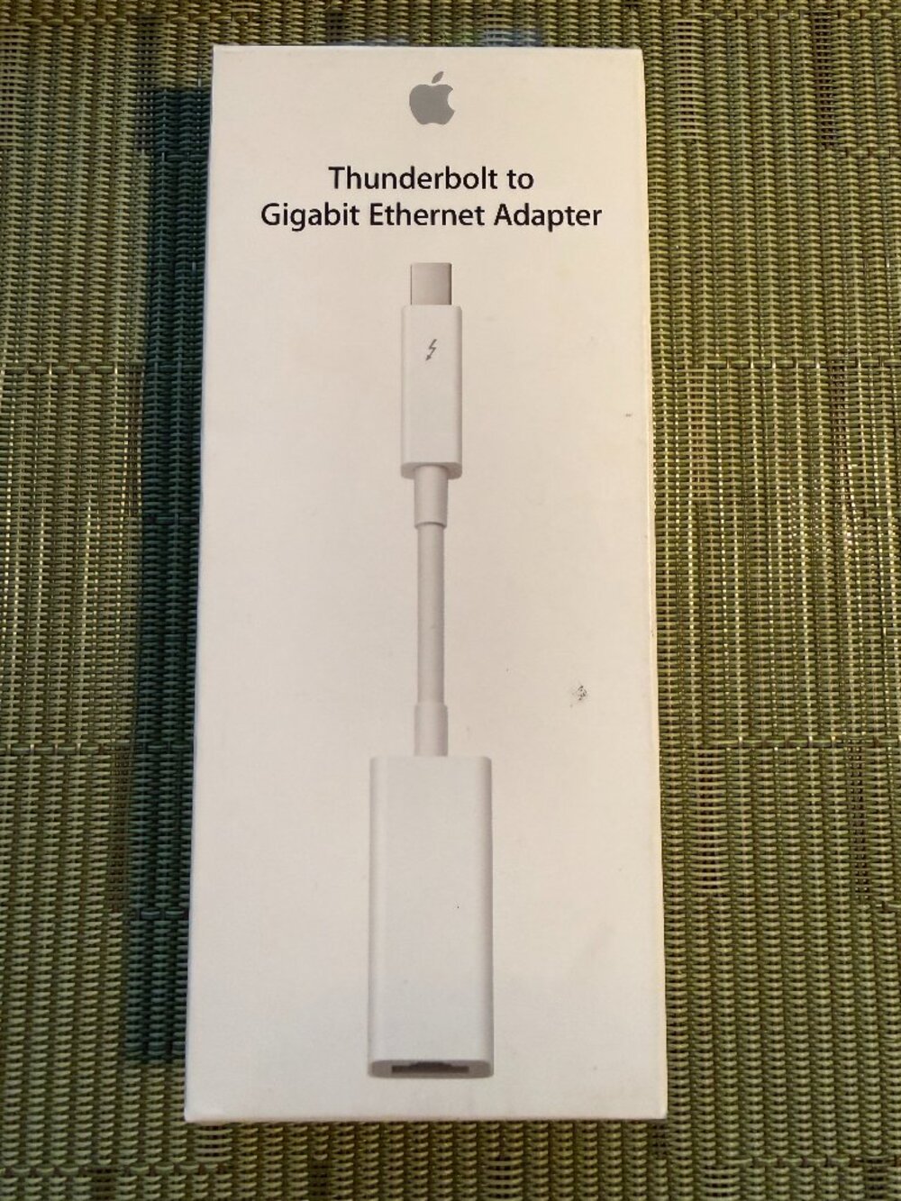 Apple Thunderbolt to Gigabit Ethernet Adapter - MD463LL/A, Model A1433 White